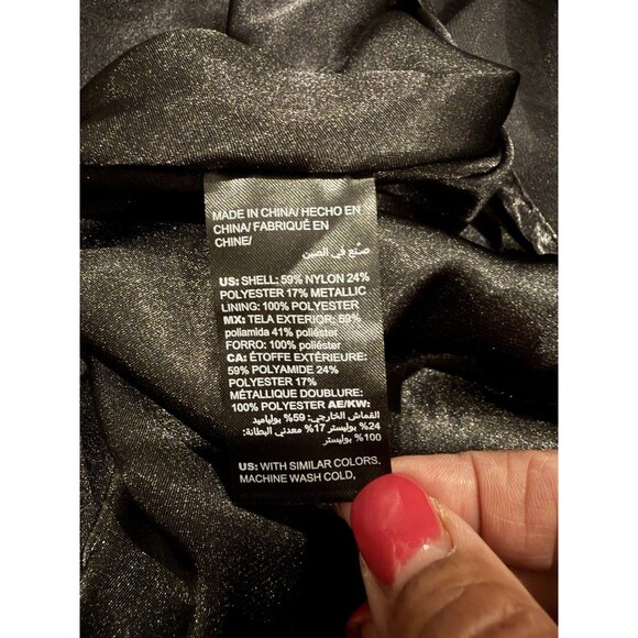 WHBM Women Fancy Metallic Jacquard Full Midi Skirt in Size 14 NEW NWT MSRP $160 - Picture 10 of 10